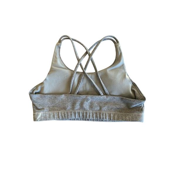 Athleta Girl Sports Bra Size Extra Extra Large (16) heathered Gray - Picture 2 of 4